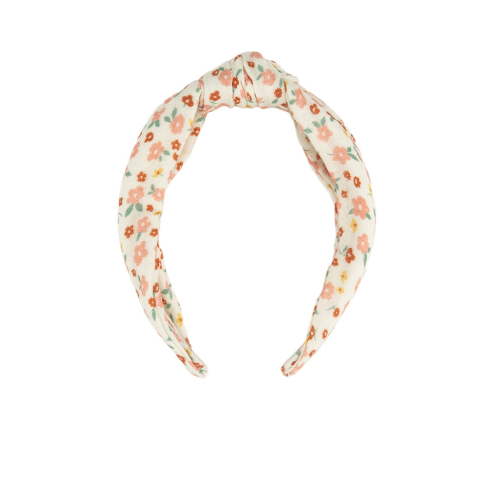 Classic Knot Headband | Organic Cotton | Sunset Meadow | Pre-Order SS27
