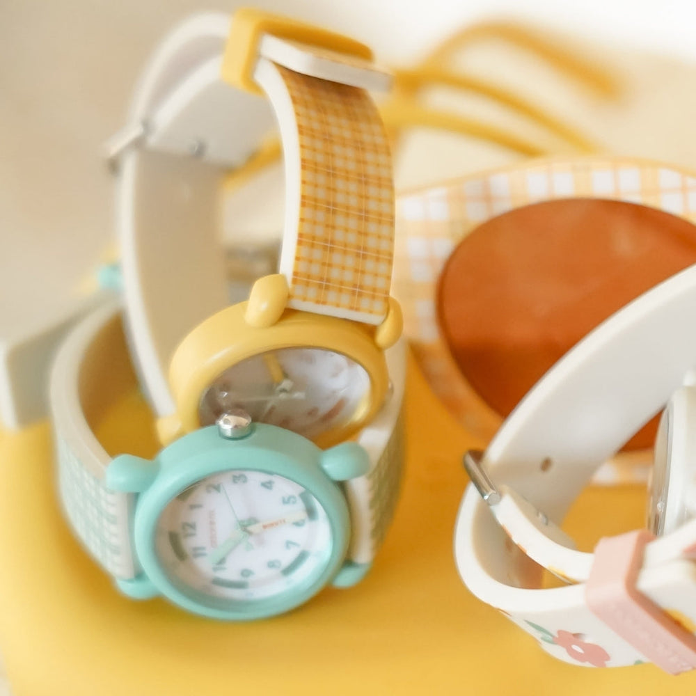Classic Watches | Silicone + Stainless Steel | Fern Plaid | Pre-Order SS27