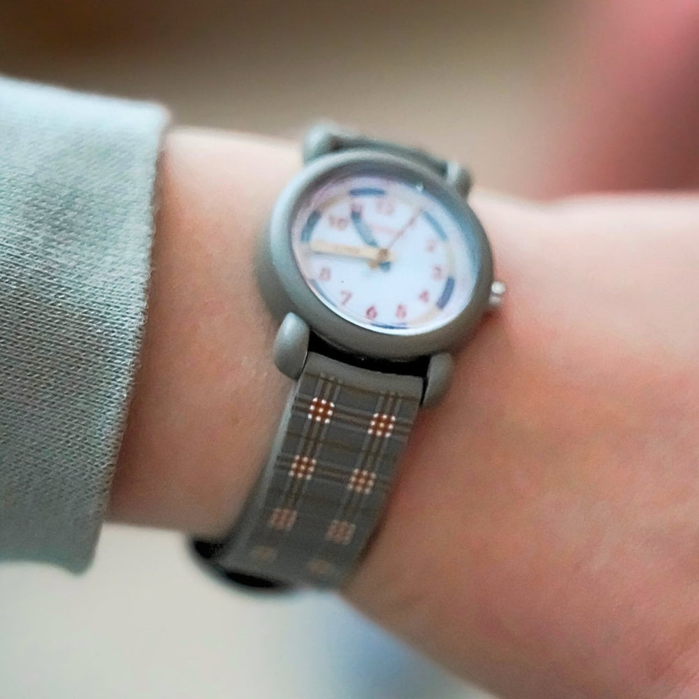 Classic Watches | Silicone + Stainless Steel | Storm Plaid | Pre-Order SS27