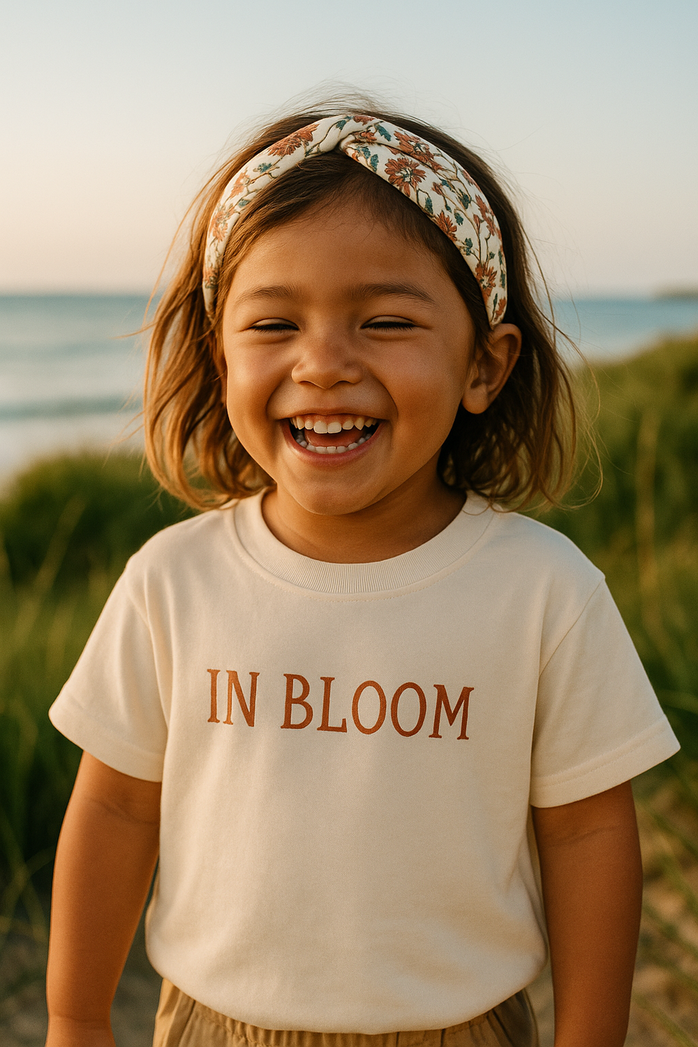 Oversized T-Shirt | Organic Cotton Jersey - In Bloom