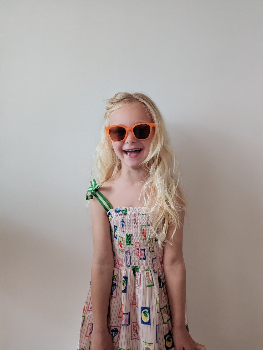 Classic Wayfarer Sustainable Sunglasses | Bio-Based · Bendable · Polarized | Child | 3-8 Y | Sienna | Pre-Order SS27