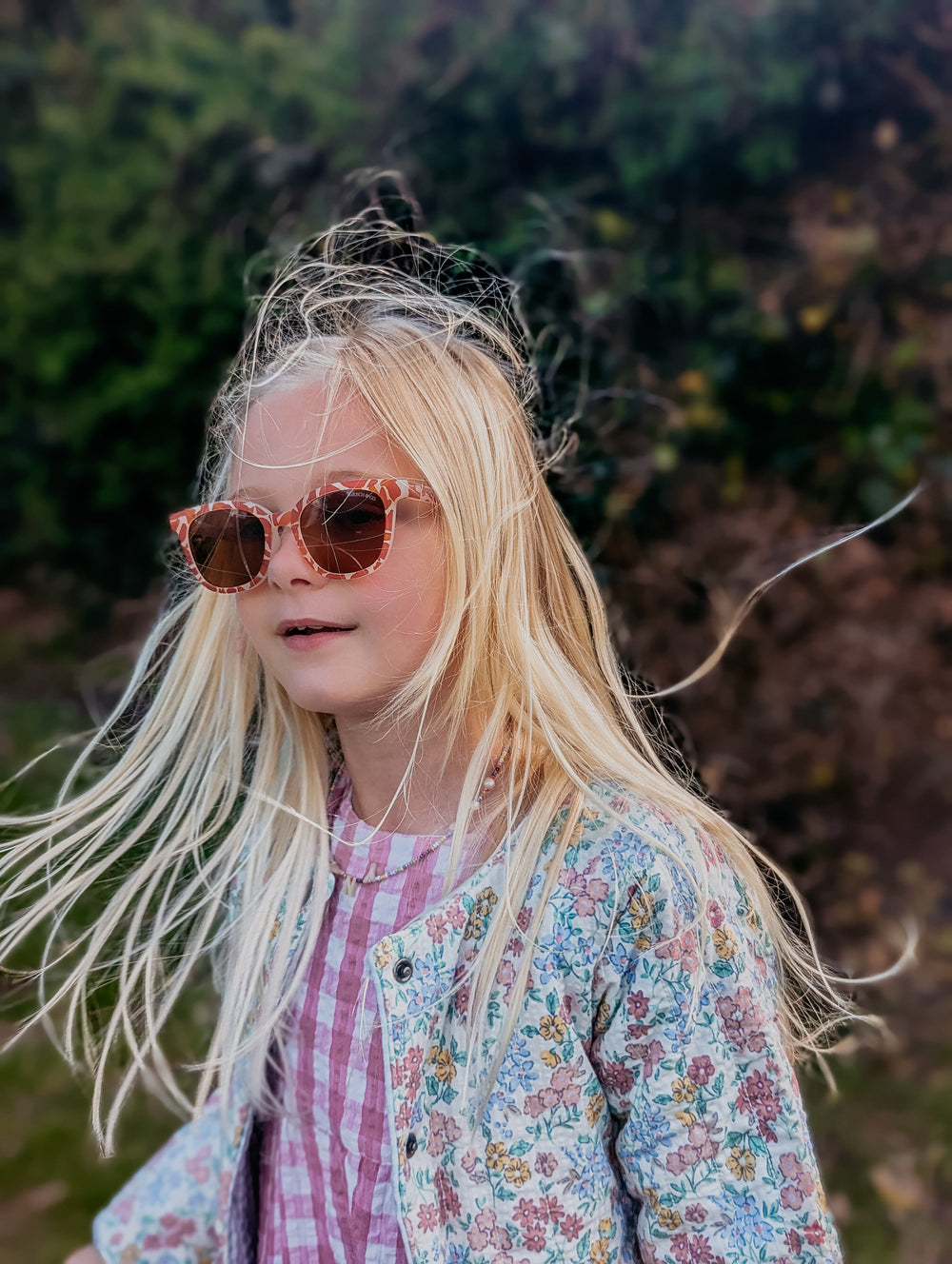 Classic Wayfarer Sustainable Sunglasses | Bio-Based · Bendable · Polarized | Child | 3-8 Y | Ivory Tortoise | Pre-Order SS27