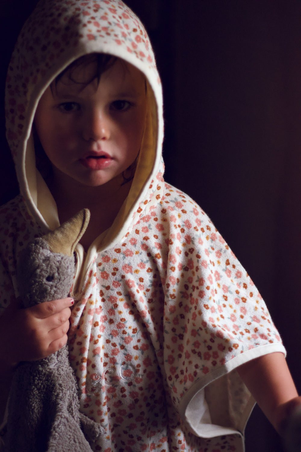 Bathing Towel Poncho | Organic Cotton - Sunset Meadow | Pre-Order SS27