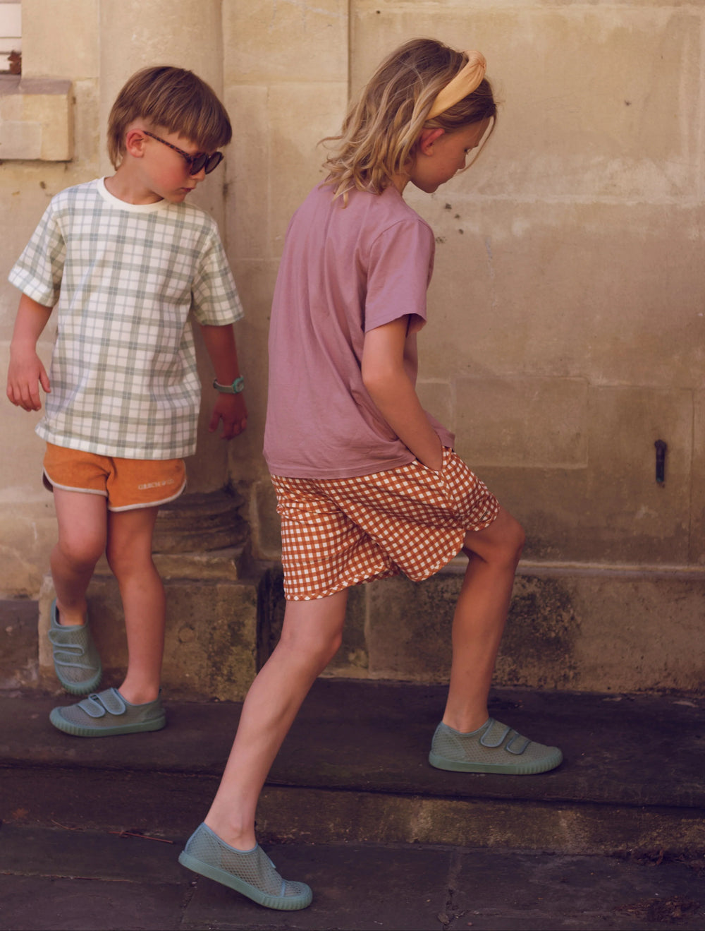 Swim Trunks | UPF + Recycled - Sienna Gingham | Pre-Order SS27