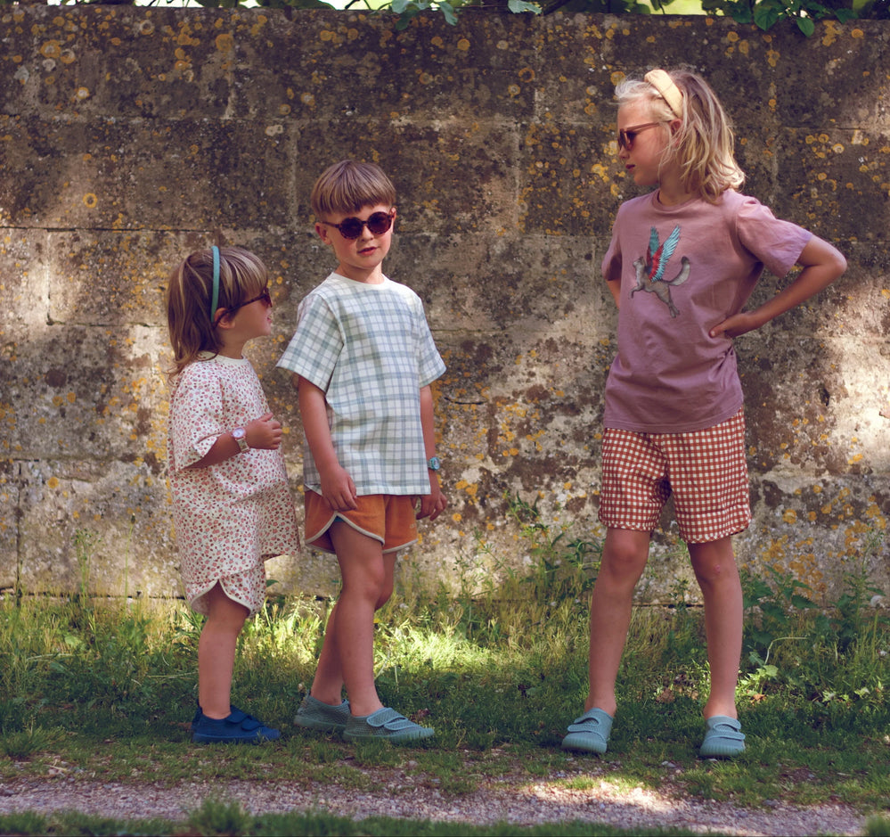 Swim Trunks | UPF + Recycled - Sienna Gingham | Pre-Order SS27