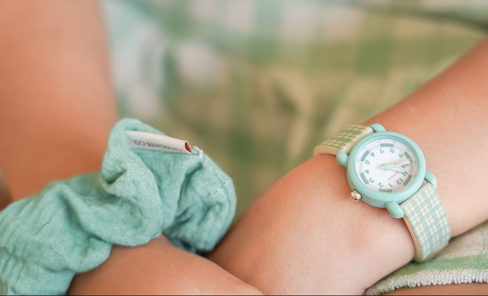 Classic Watches | Silicone + Stainless Steel | Fern Plaid | Pre-Order SS27