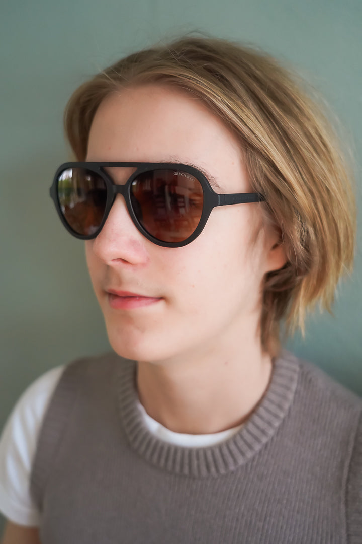 Aviator | Polarized Sunglasses | Black | Pre-Order SS27