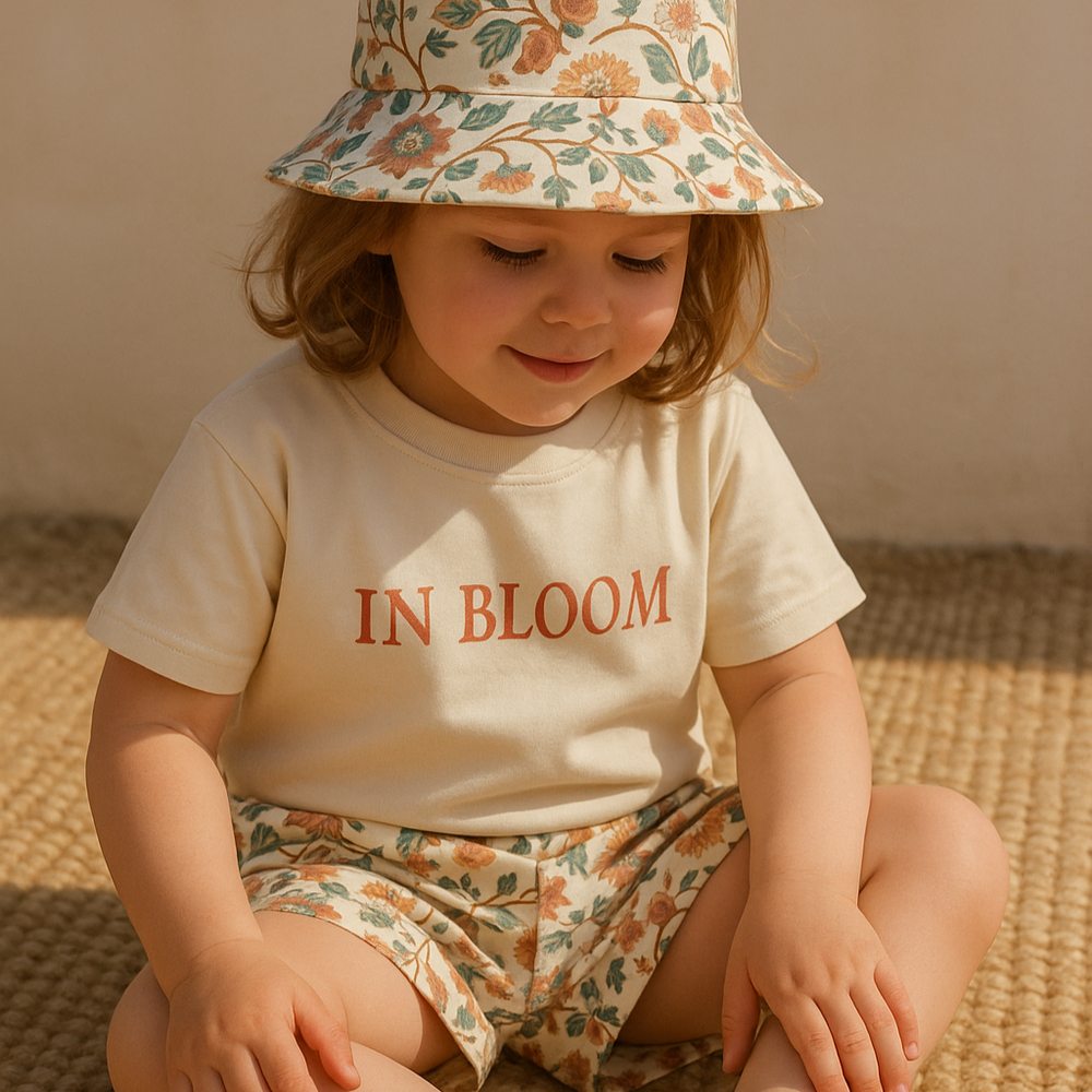 Oversized T-Shirt | Organic Cotton Jersey - In Bloom