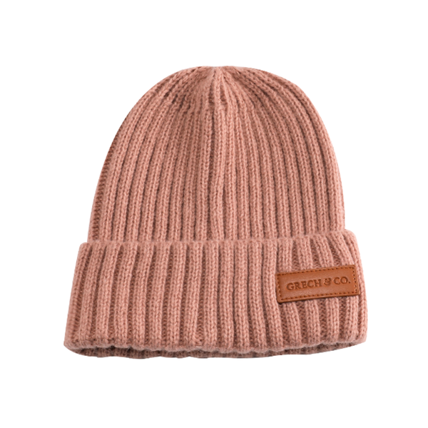 Knit Beanie Wide Rib ~ view 12