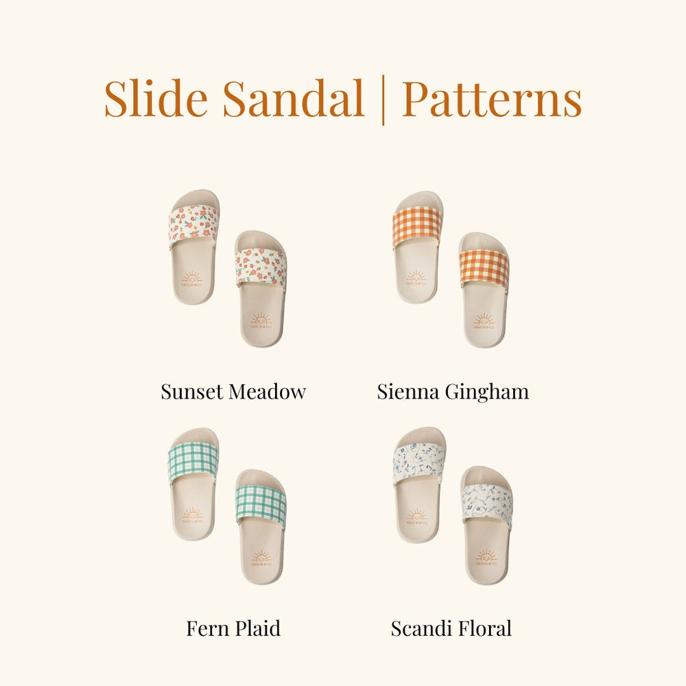 Slide Sandal | Patterns - Scandi Floral | Pre-Order SS27