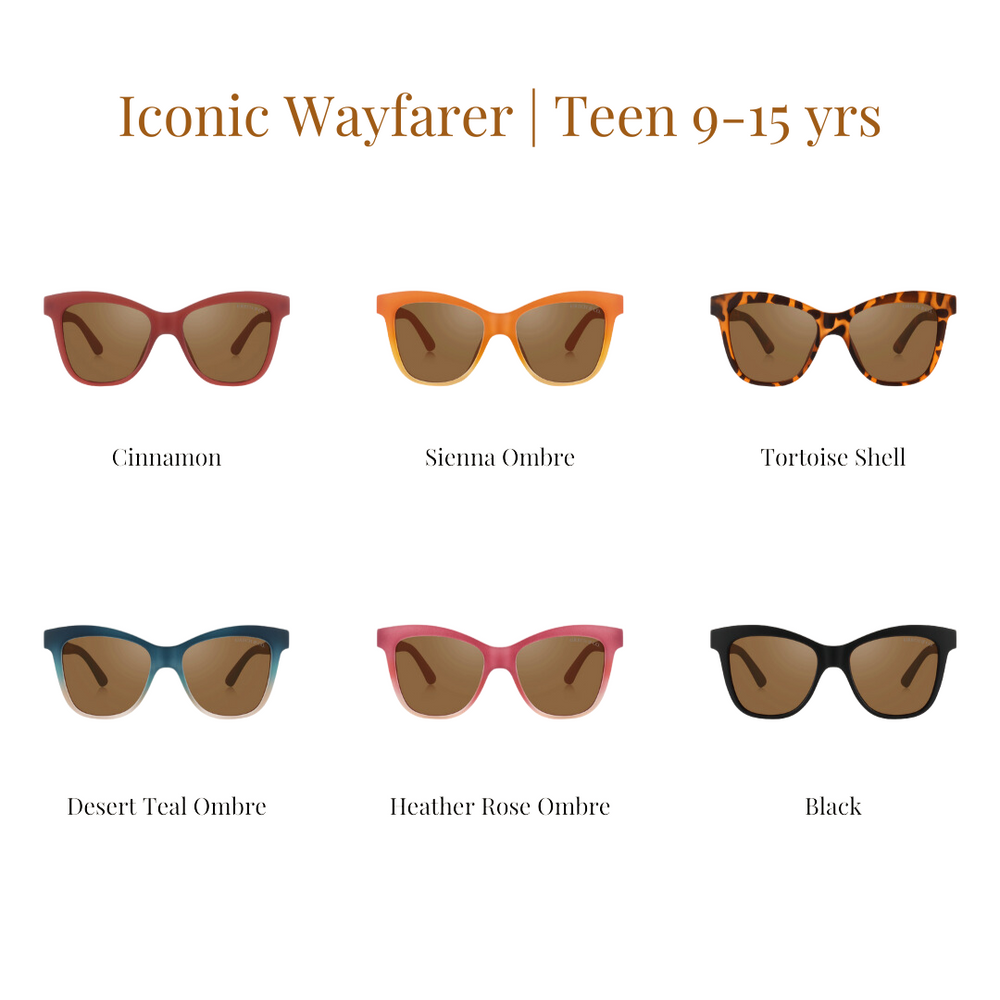 Iconic Wayfarer Ombre | Polarized Sunglasses | Mauve Rose Ombre | Pre-Order SS27