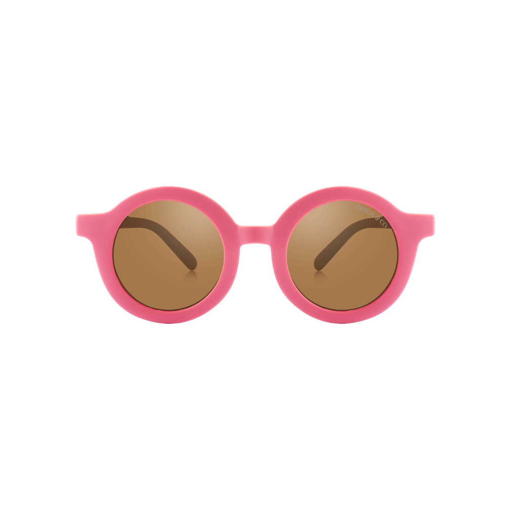 Original Round Sustainable Sunglasses | Bio-Based Bendable Polarized | Bubble Gum | Pre-Order SS27