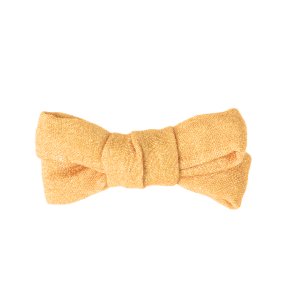Single Bow Hair Clip | Organic | Buckwheat | Pre-Order SS27