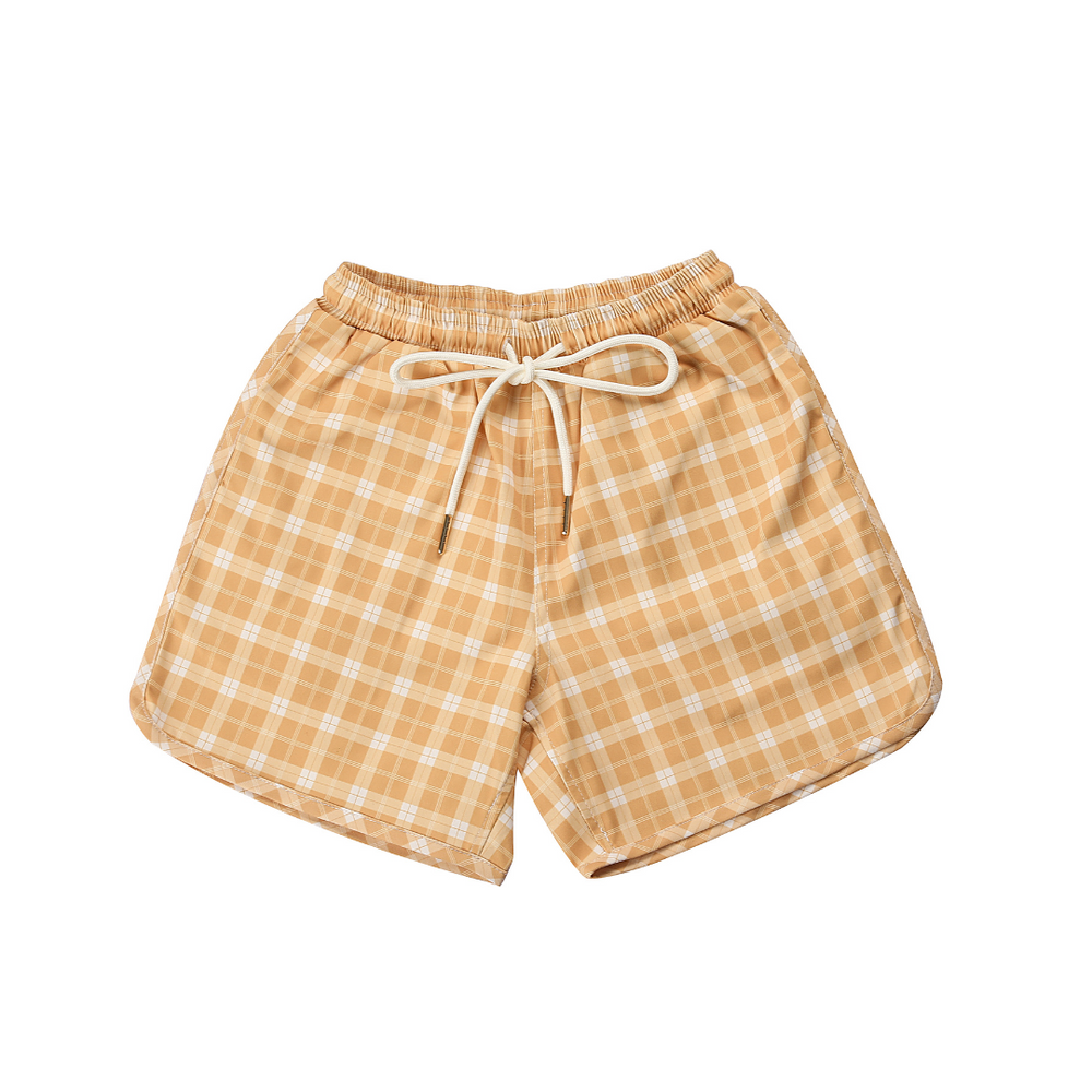 Swim Trunks | UPF + Recycled - Buckwheat Plaid | Pre-Order SS27