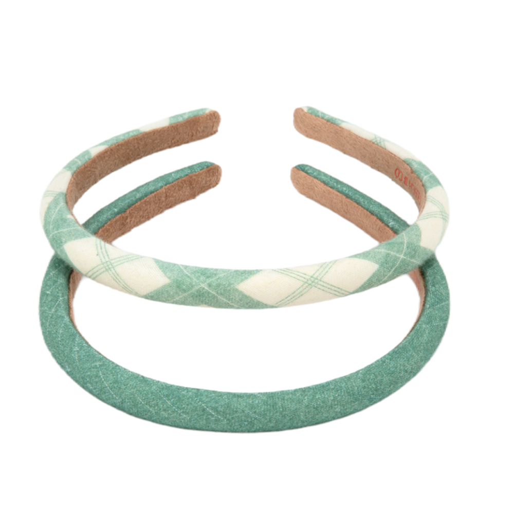 Classic Headband | Set of 2 | Fern Plaid | Pre-Order SS27