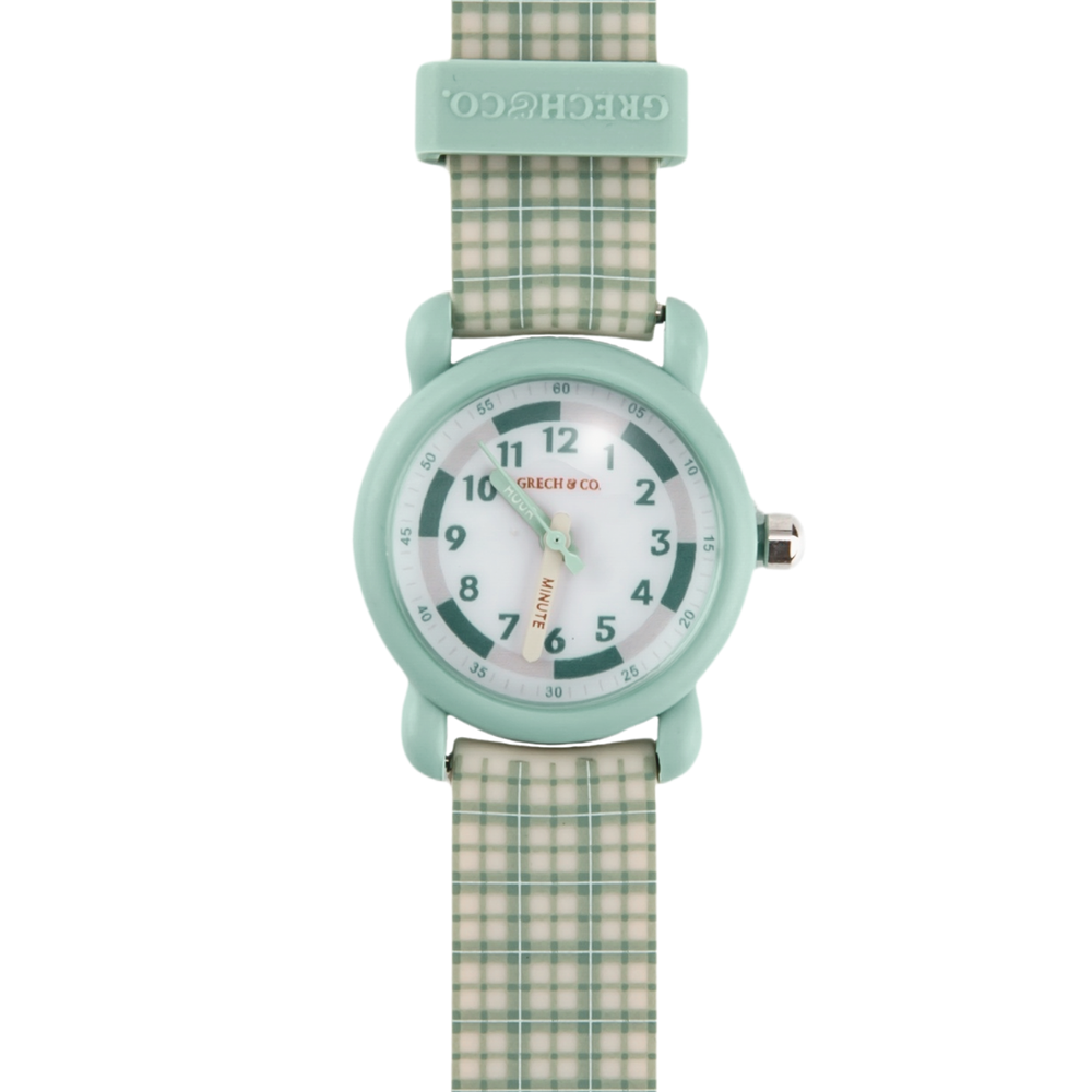 Classic Watches | Silicone + Stainless Steel | Fern Plaid | Pre-Order SS27