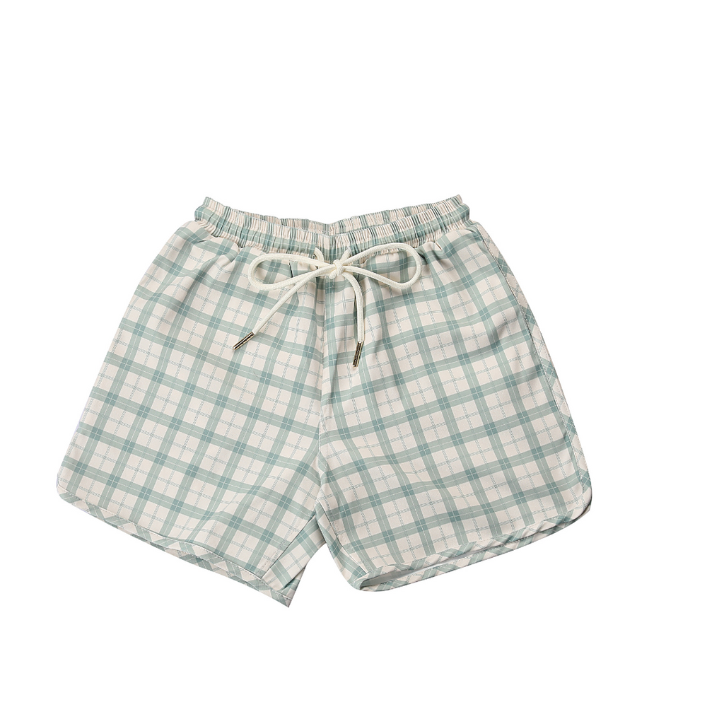 Swim Trunks | UPF + Recycled - Fern Plaid | Pre-Order SS27