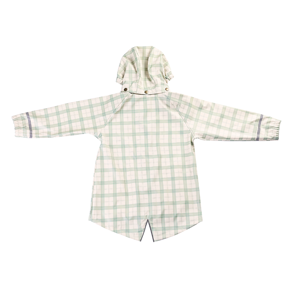 Fishtail Rain Jacket | Fern Plaid