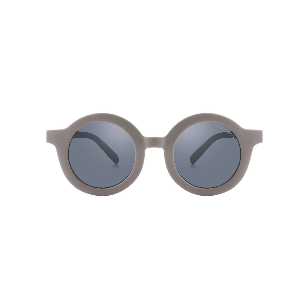 Original Round Sustainable Sunglasses | Bio-Based Bendable Polarized | Fog | Pre-Order SS27