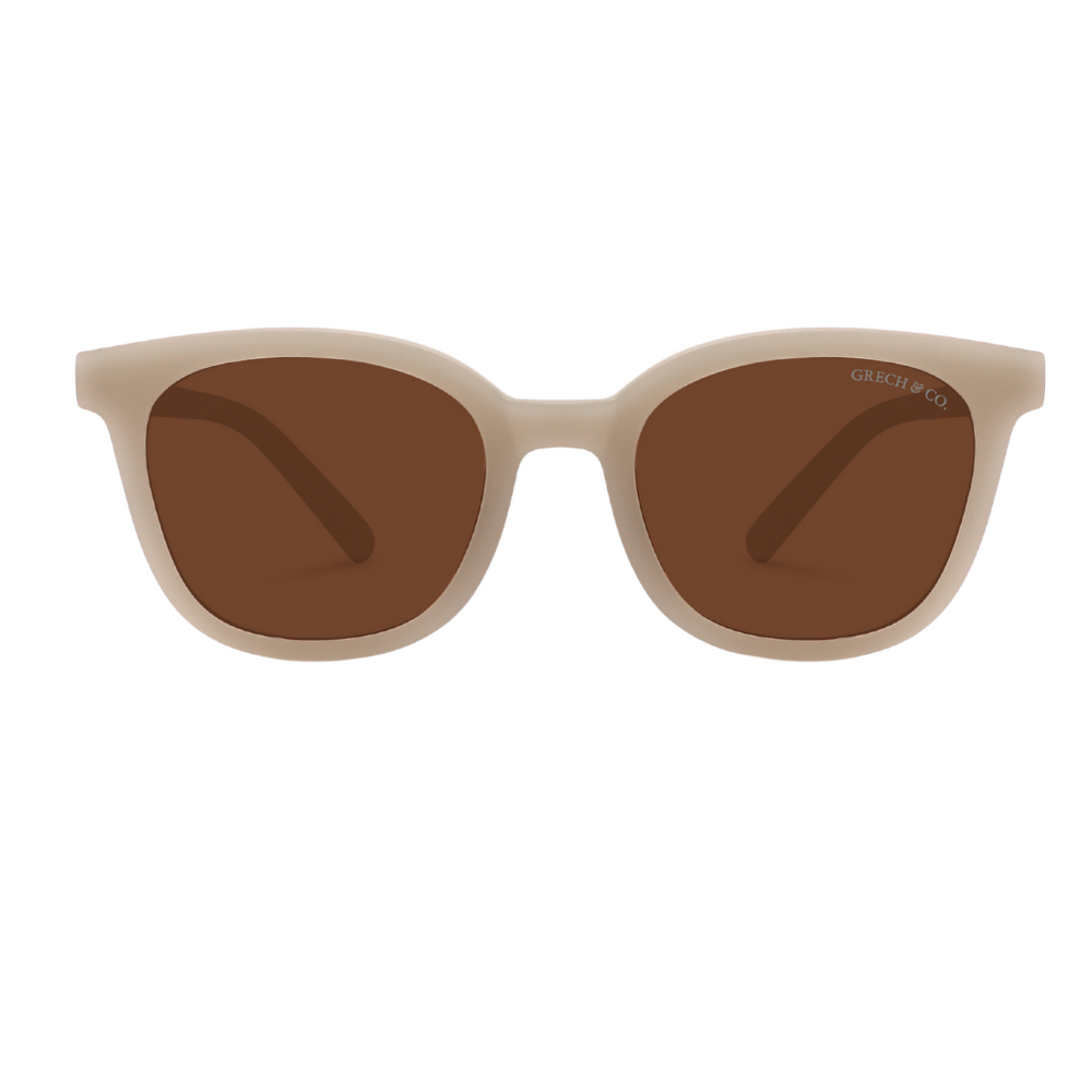Classic Wayfarer Sustainable Sunglasses | Bio-Based · Bendable · Polarized | Child | 3-8 Y | Fog | Pre-Order SS27