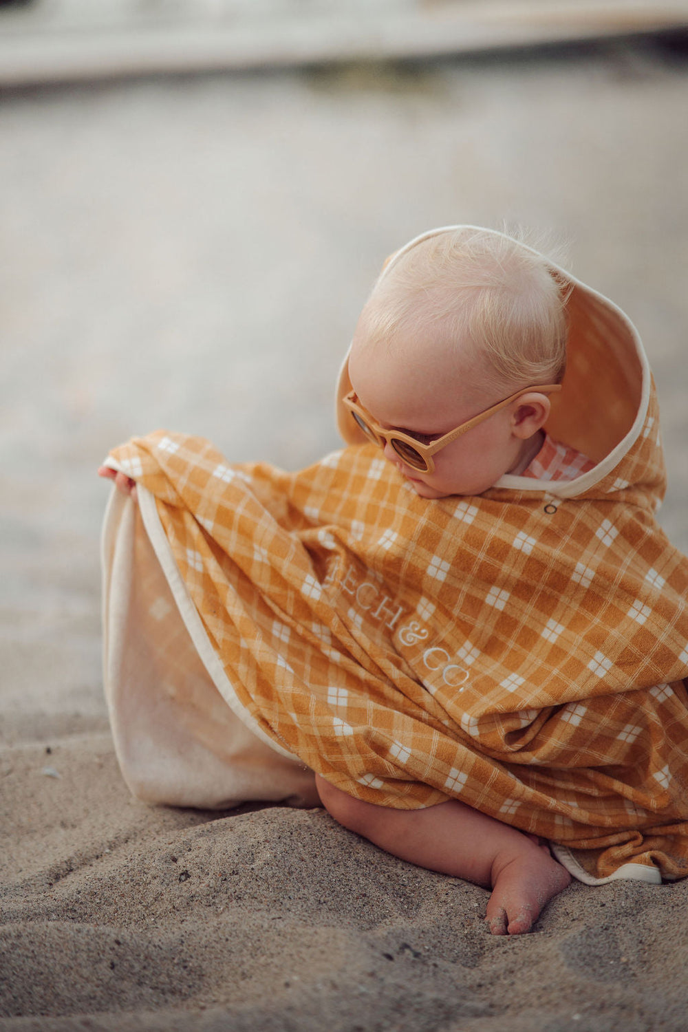 Bathing Towel Poncho | Organic Cotton - Buckwheat | Pre-Order SS27