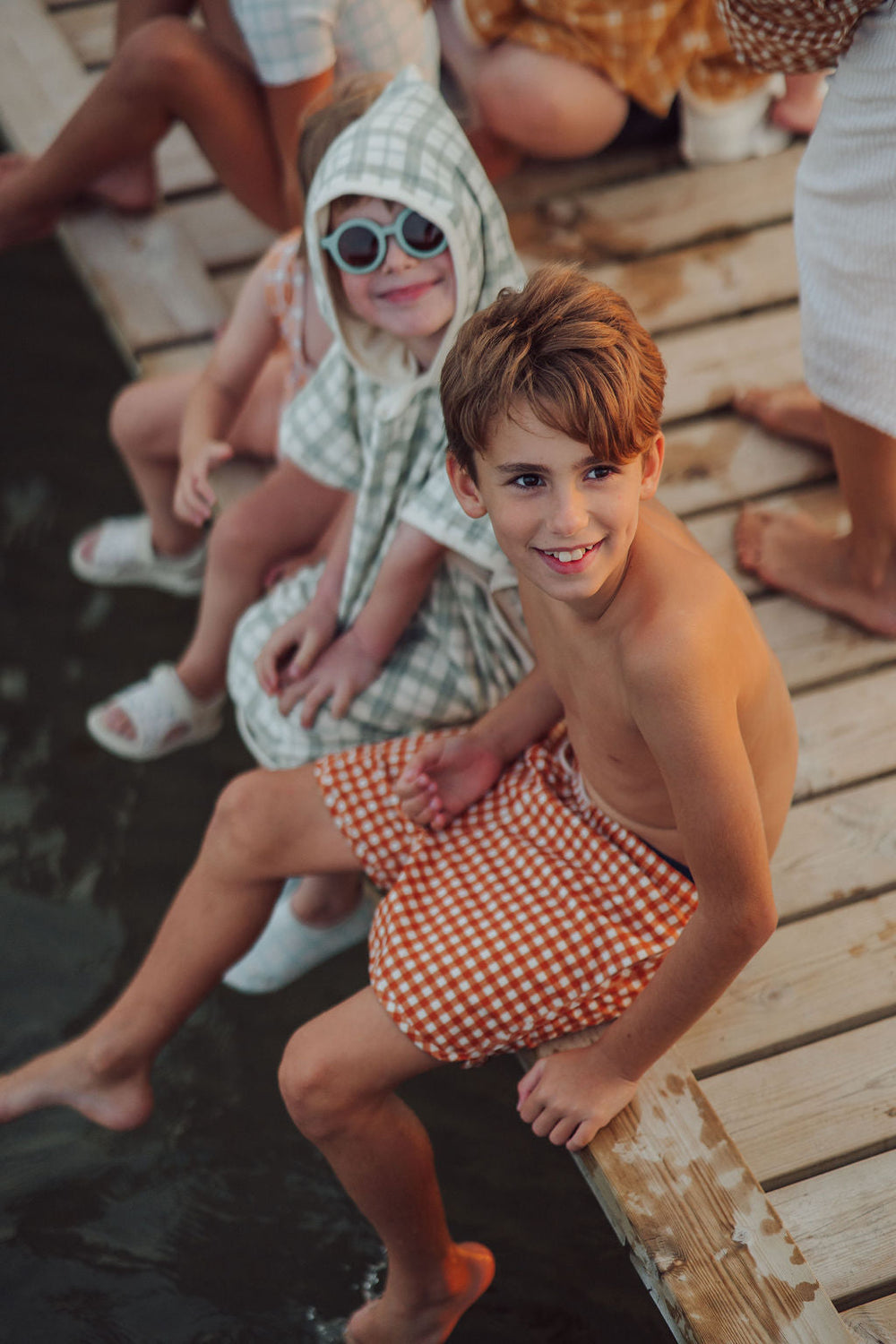 Swim Trunks | UPF + Recycled - Sienna Gingham | Pre-Order SS27