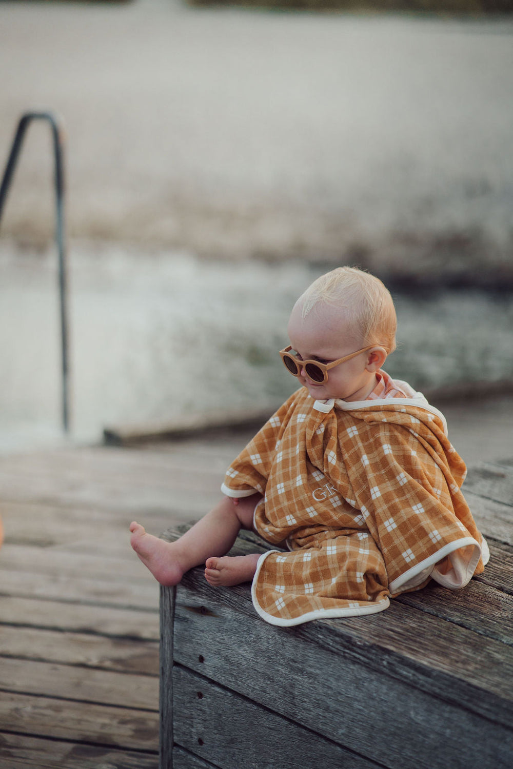 Bathing Towel Poncho | Organic Cotton - Buckwheat | Pre-Order SS27