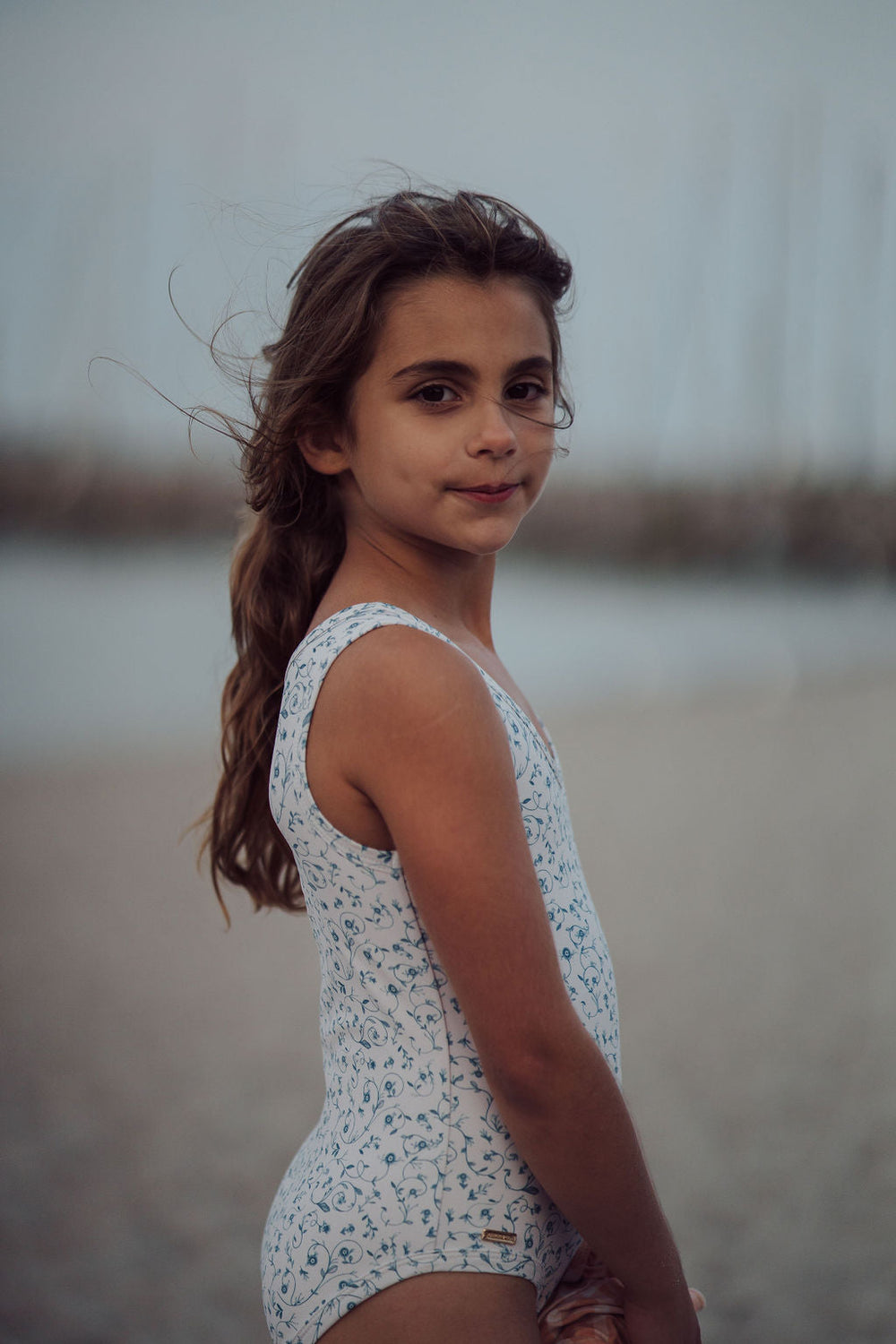 Sweetheart 1 Piece Swimsuit | UPF + Recycled - Scandi Floral | Pre-Order SS27