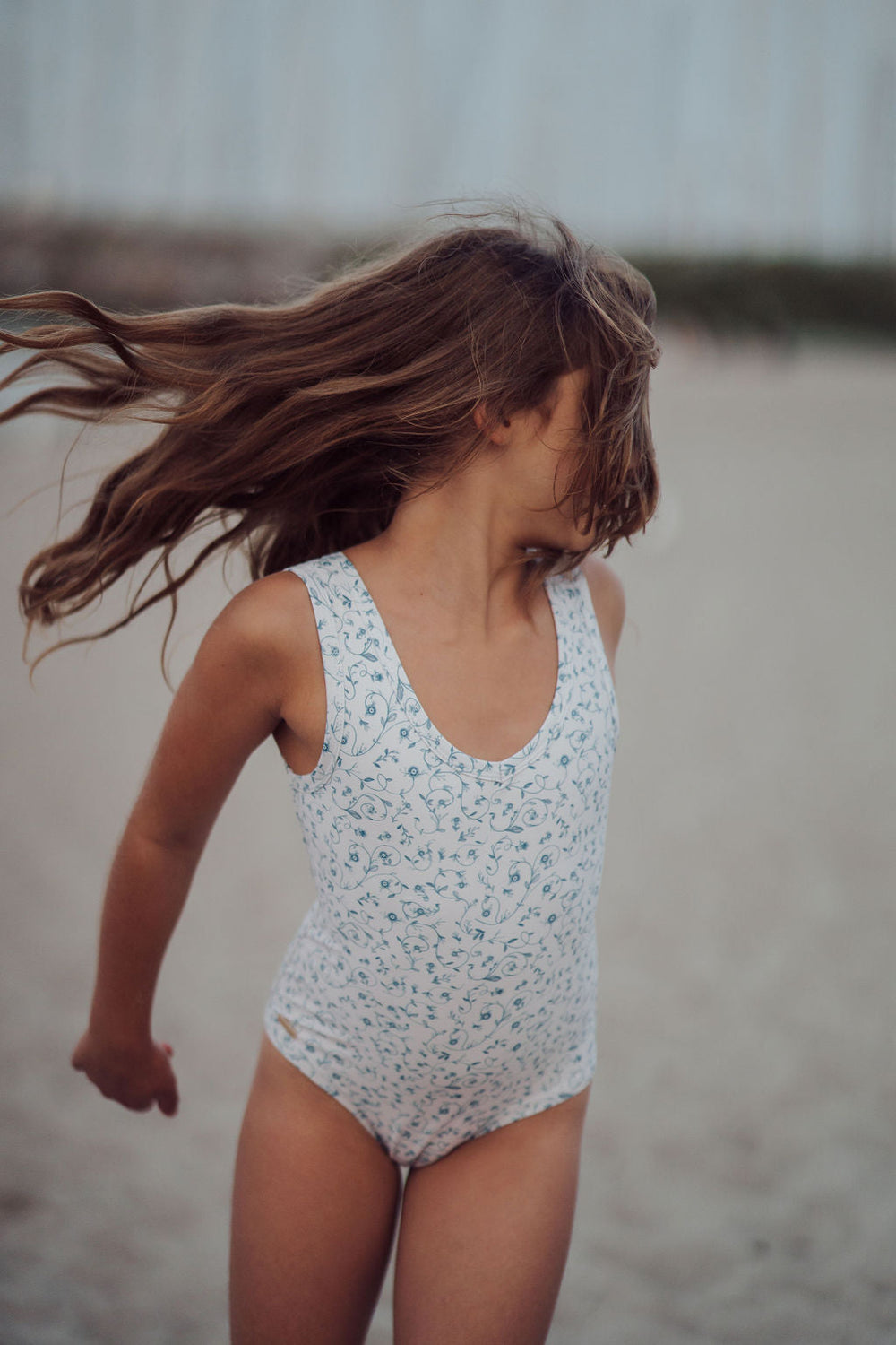Sweetheart 1 Piece Swimsuit | UPF + Recycled - Scandi Floral | Pre-Order SS27