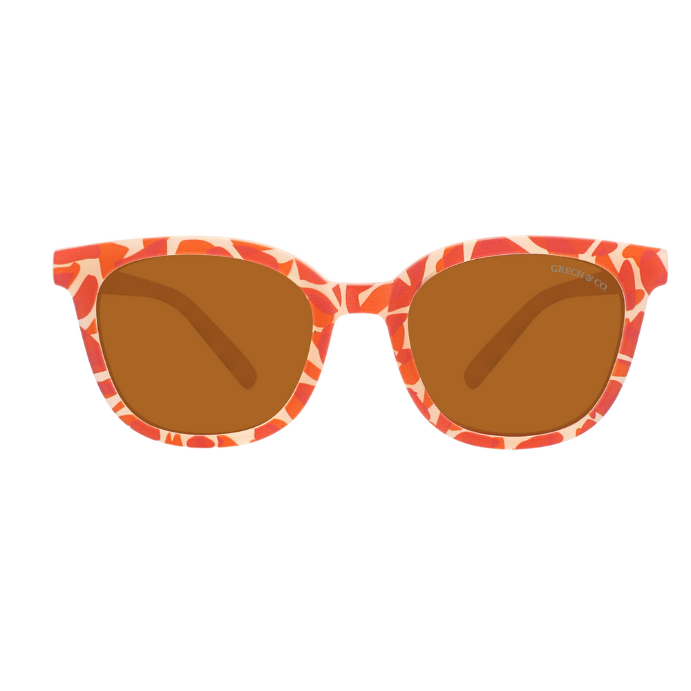 Classic Wayfarer Sustainable Sunglasses | Bio-Based · Bendable · Polarized | Child | 3-8 Y | Ivory Tortoise | Pre-Order SS27