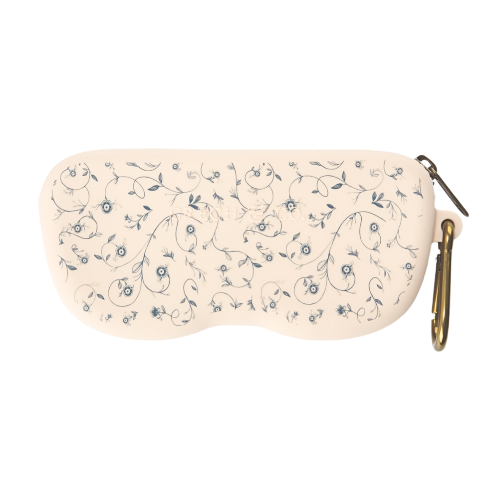 Zip + Go Case | Soft Silicone | Scandi Floral | Pre-Order SS27