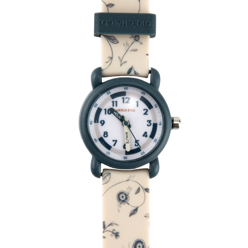 Classic Watches | Silicone + Stainless Steel | Scandi Floral | Pre-Order SS27