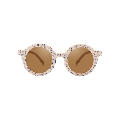 Original Round ~ Flexible Polarized Sunglasses ~ Scandi Floral