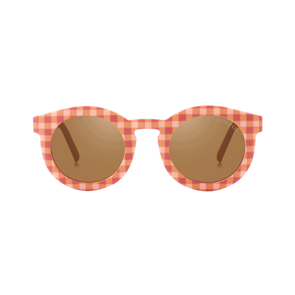 Classic ~ Flexible Polarized Sunglasses ~ Sunset Gingham