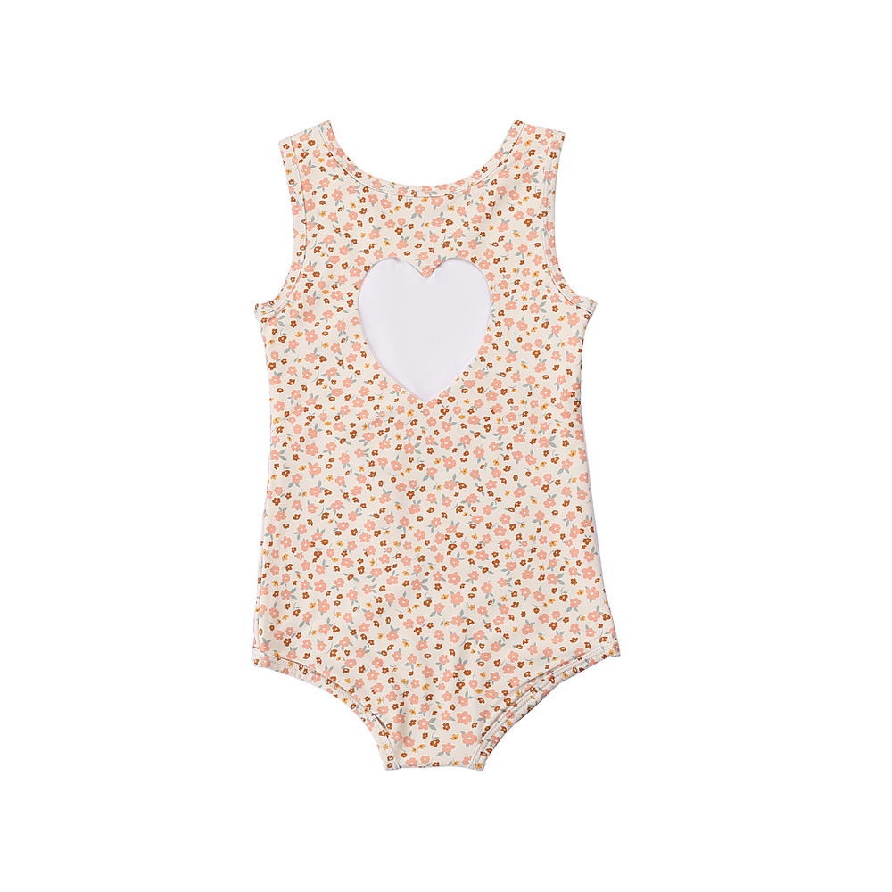 Sweetheart 1 Piece Swimsuit | UPF + Recycled - Sunset Meadow | Pre-Order SS27