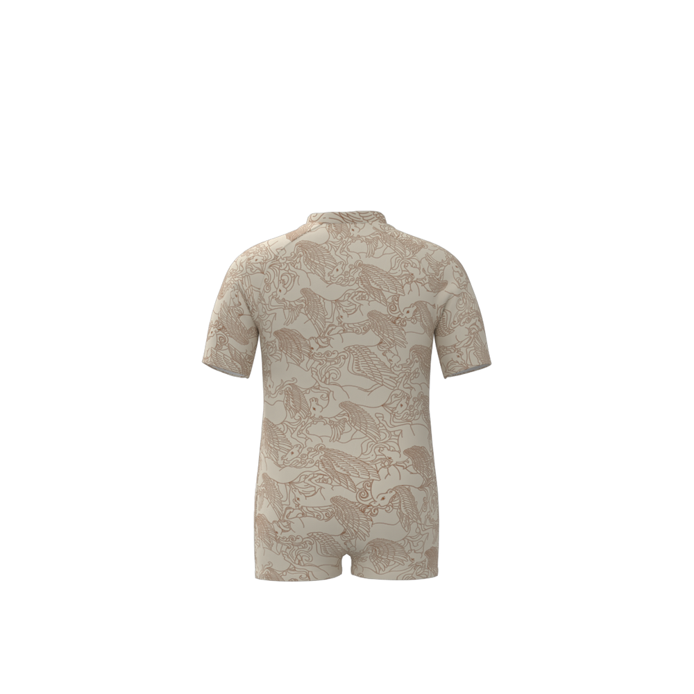 Short Sleeve Rashguard Swimsuit | UPF + Recycled - Pegasus