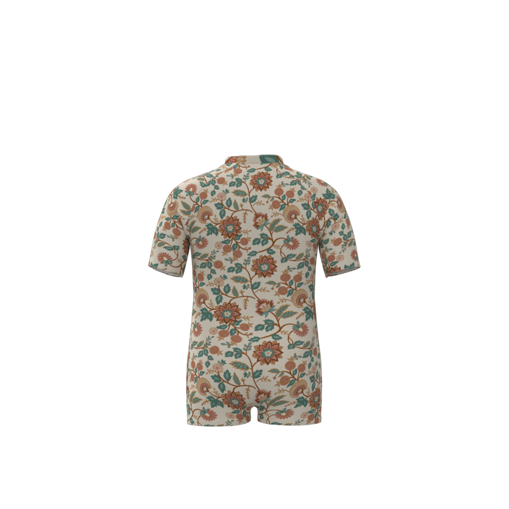 Short Sleeve Rashguard Swimsuit | UPF + Recycled - In Bloom