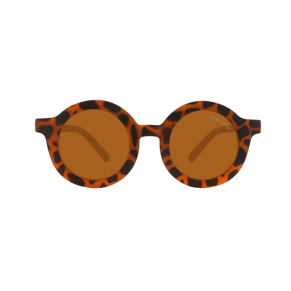 Original Round Sustainable Sunglasses | Bio-Based  Bendable Polarized | Tortoise
