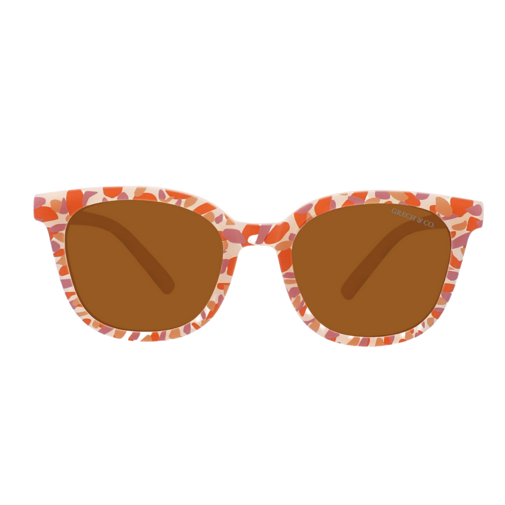 Classic Wayfarer Sustainable Sunglasses | Bio-Based · Bendable · Polarized | Child | 3-8 Y | Tortoise Bloom | Pre-Order SS27