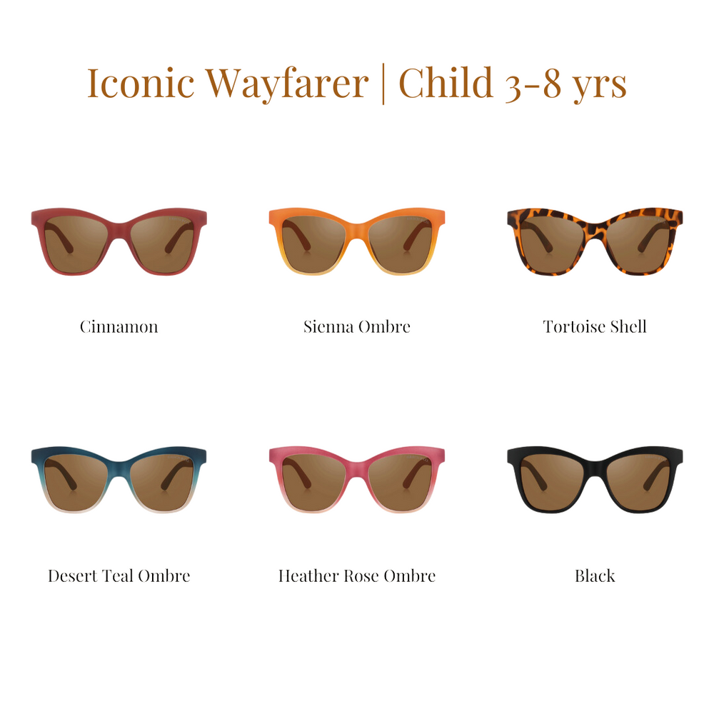Iconic Wayfarer Ombre | Polarized Sunglasses | Mauve Rose Ombre | Pre-Order SS27