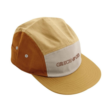 GRECH & CO. 5 Panel Hat | Anti UV GOTS Hats Mellow Yellow, Sienna
