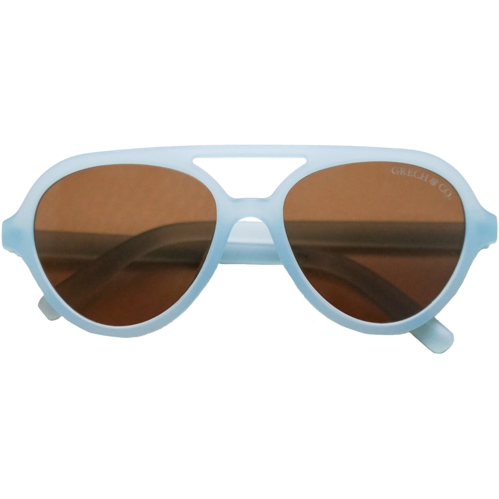 GRECH & CO. Aviator | Polarized Sunglasses | Baby Sunglasses Sky Blue