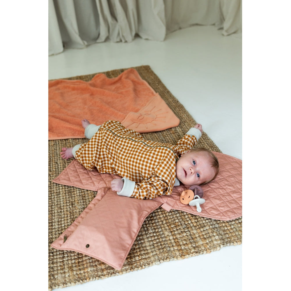 GRECH & CO. Baby Changing Pad Baby Essentials Sunset Gingham