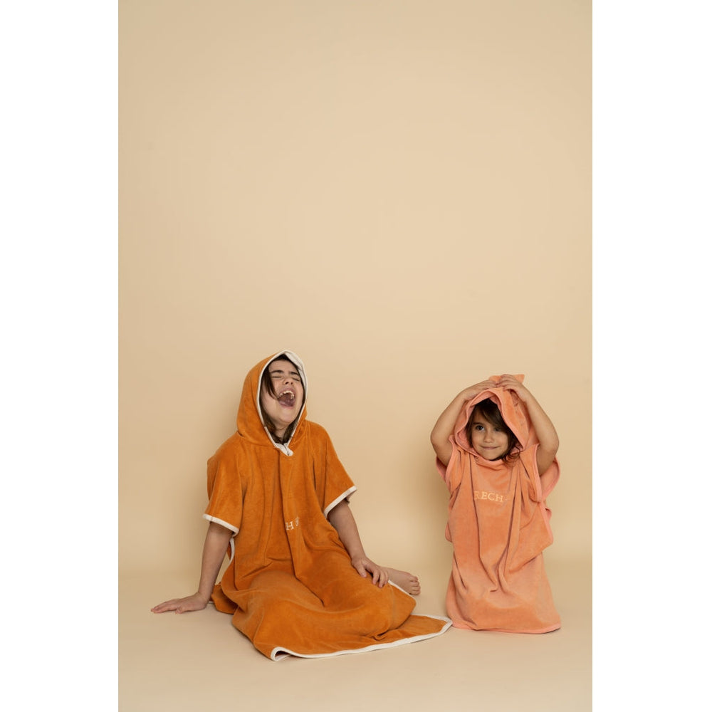 GRECH & CO. Bathing Poncho | GOTS Clothing Coral Rouge