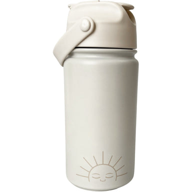 GRECH & CO. Bite + Sip Thermo Water Bottle | 14oz Thermo Creamy White