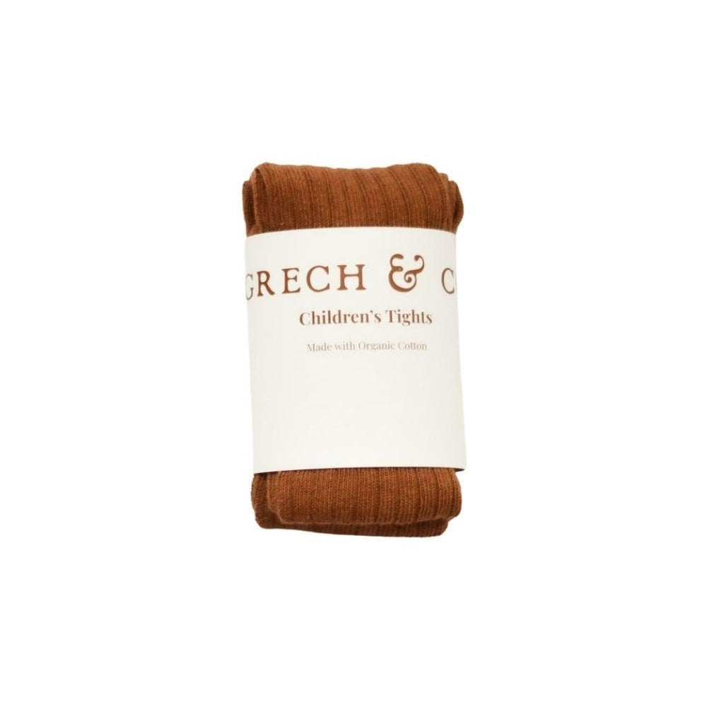 GRECH & CO. Children's Organic Cotton Tights Tights Spice