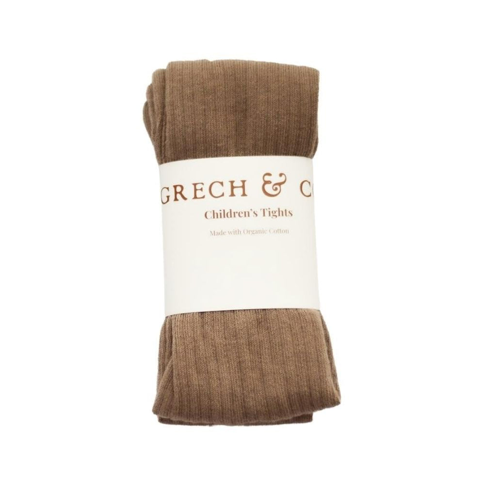 GRECH & CO. Children's Organic Cotton Tights Tights Stone