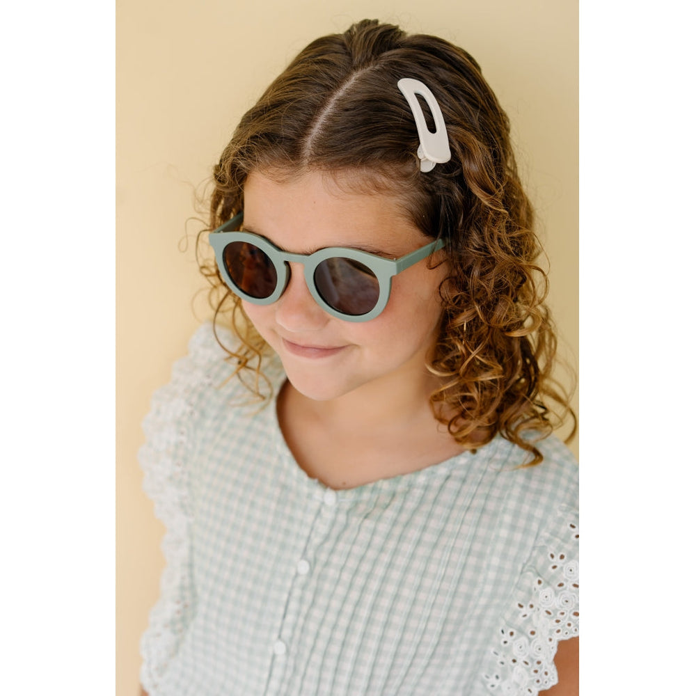 GRECH & CO. Classic: Recycled Plastic & Polarized Sunglasses - Child Sunglasses Fern