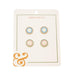 GRECH & CO. Enamel Earring-Kids set of 2 pairs Jewelry Flower