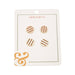 GRECH & CO. Enamel Earring-Kids set of 2 pairs Jewelry Stripes